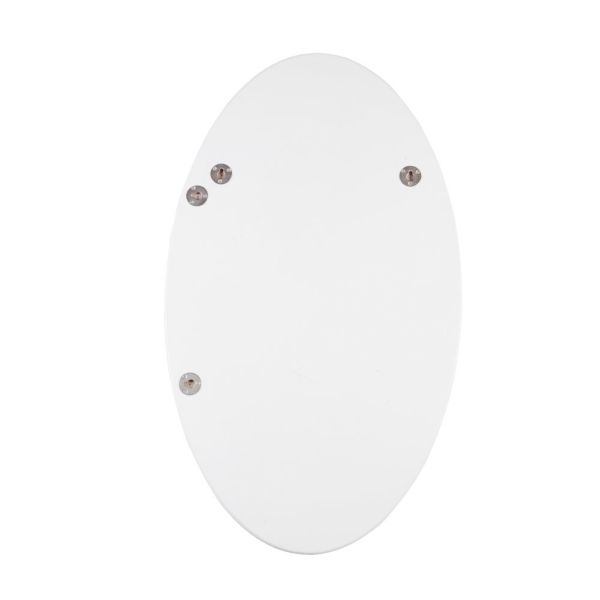 Durable Wall Mounted Makeup Mirrors Oval Frameless Bathroom Mirror
