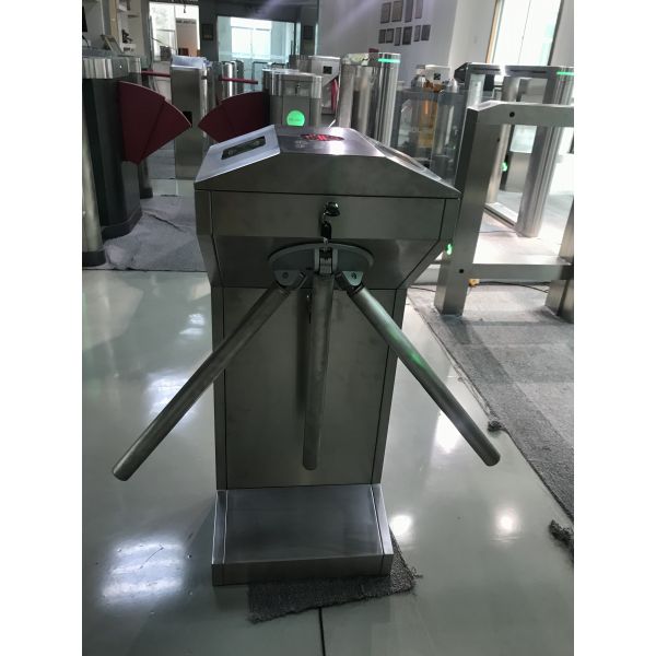 Turnstile Entrance Gate Security Systems Card Swipe Entrance / Exit Self Lock