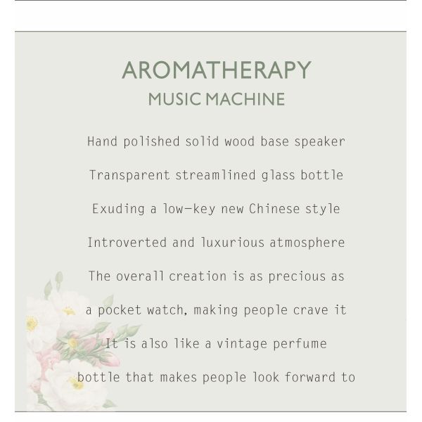 Wood Aroma Diffuser with Hand-polished Solid Wood Base, Cold-air Diffusion, and 100cbm Coverage for Home and Office