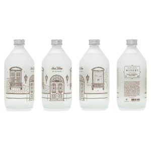 PVC Vinyl PET Shrink Mineral Water Bottle Label Stickers CMYK