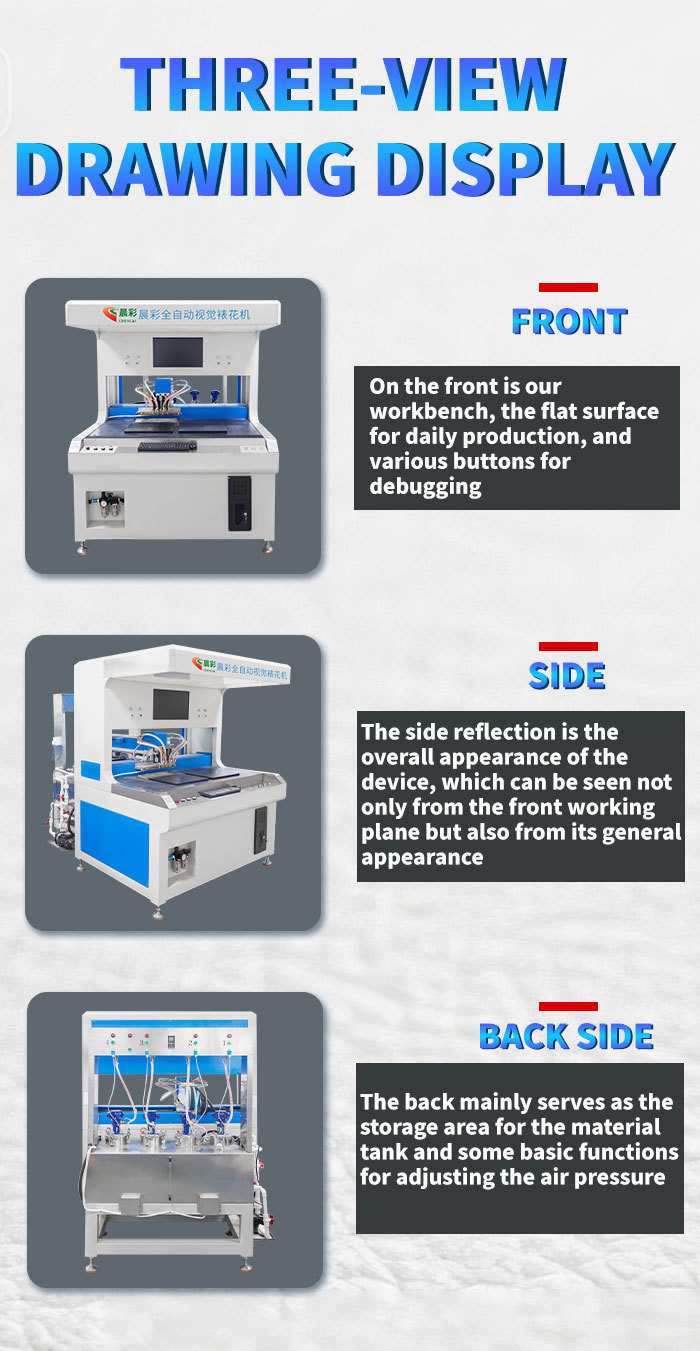 Automatic 4 Colors Dual-station Visual Cake Decorating Machine Chocolate Making Machine for Dripping Macarons
