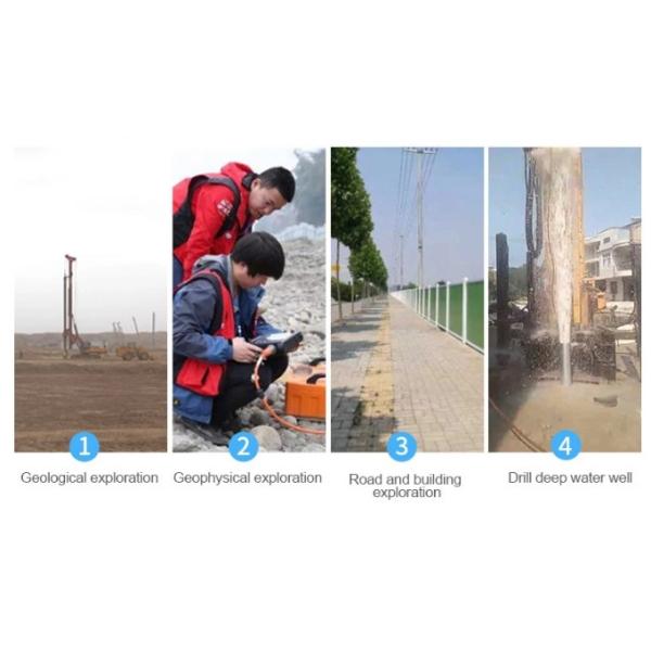 Diesel Crawler Mounted 180m Pneumatic Borewell Machine