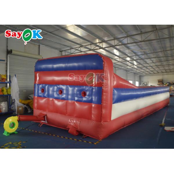 Funny Inflatable Sports Games Commercial Bungee Run Inflatable Race Game Bungee Runway