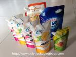 Laminated Spouted Pouches Packaging Poly Bags For Soybean Milk Stand Up Spout