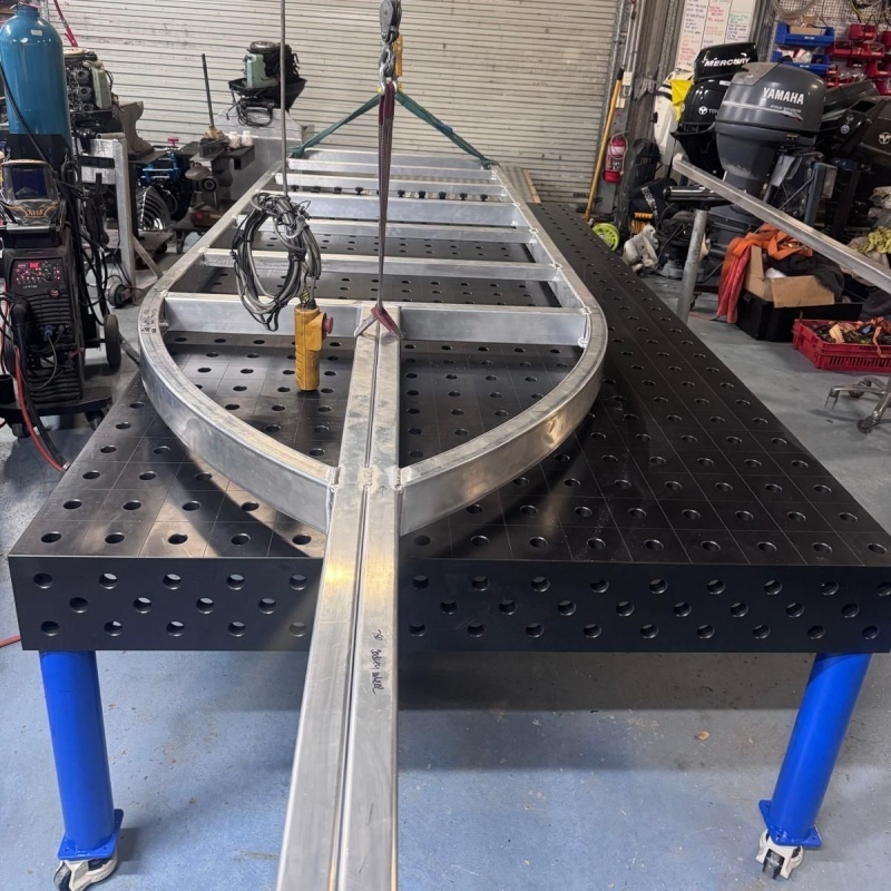 D28 Fixture Welding Table for Steel Structure Fabrication Workshop