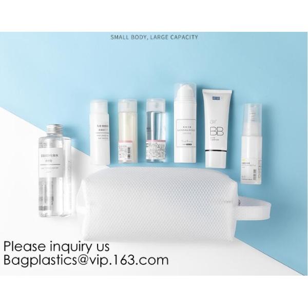 Eco ladies cosmetic bag PU leather pvc cosmetic pouch,Reusable Ladies Girls Clear Transparent PVC Cosmetic Pouch