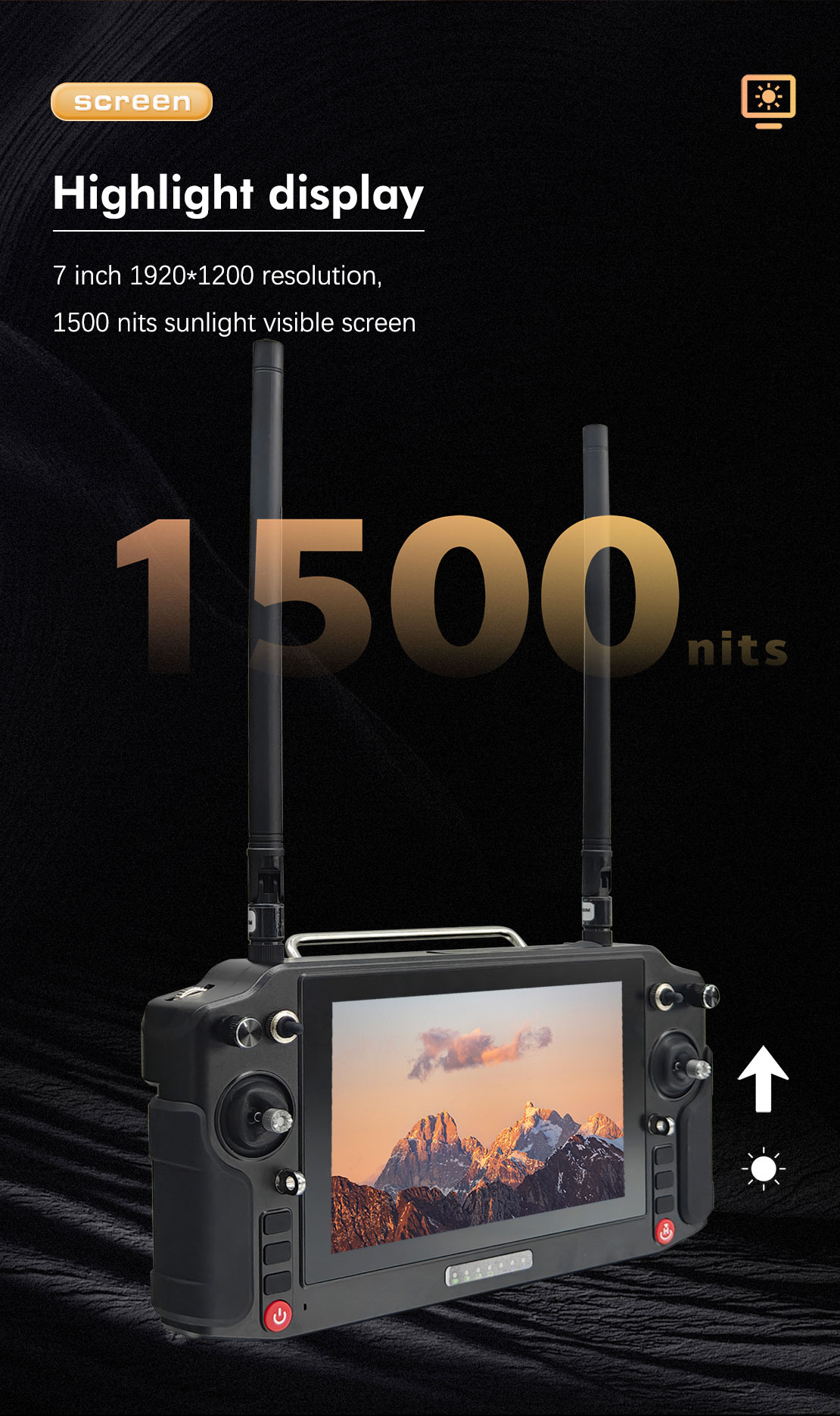 All-in-One Drone Ground Station Video/Data/RC/Handheld Integration Real-Time /