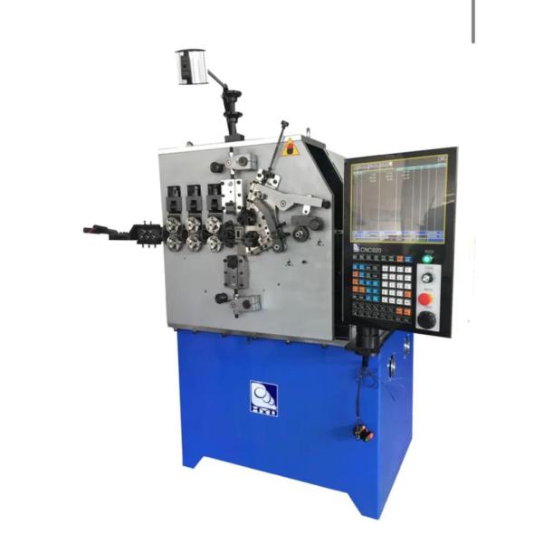 1.0 - 4.0mm Diameter Steel Spring Machine Three Axes For Multi Shape Springs