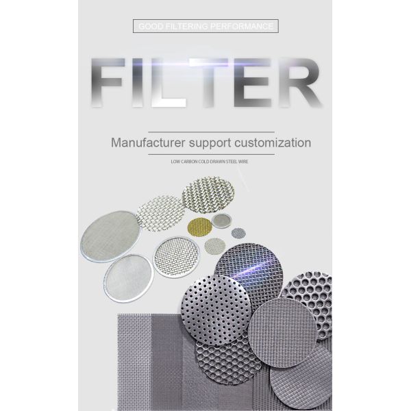Uniform Hole Size Sintered Wire Mesh Filter For Oil Water Separation 0