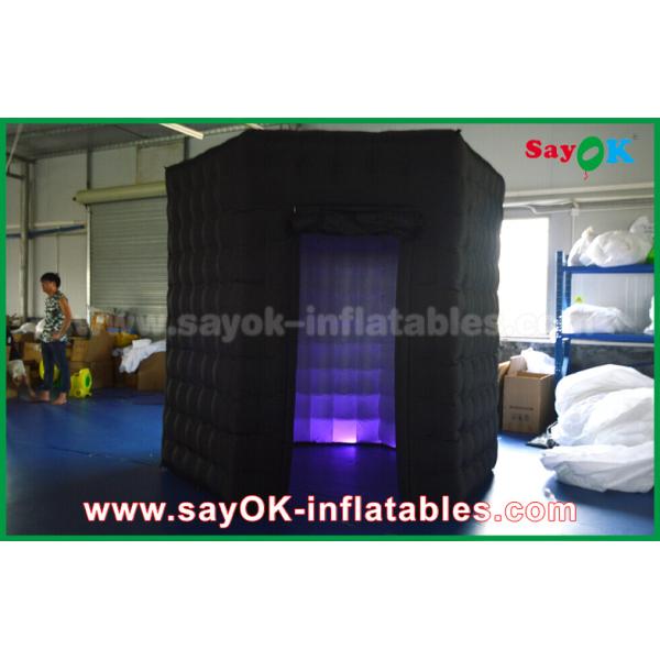 Inflatable Photo Booth Hire 210D Oxford Two Doors Led Inflatable Photo Booth 2.5m X 2.5m X 2.5m
