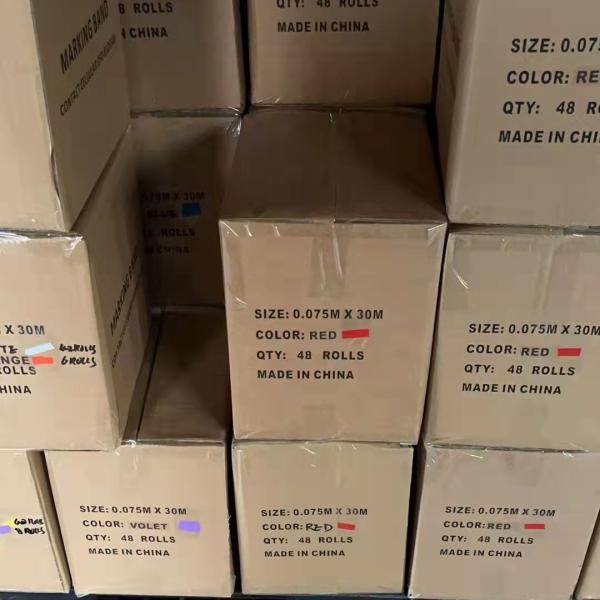 Blue Color PVC Marking Tape, Binding Film, Plastic Tie, Customized Membrane Band