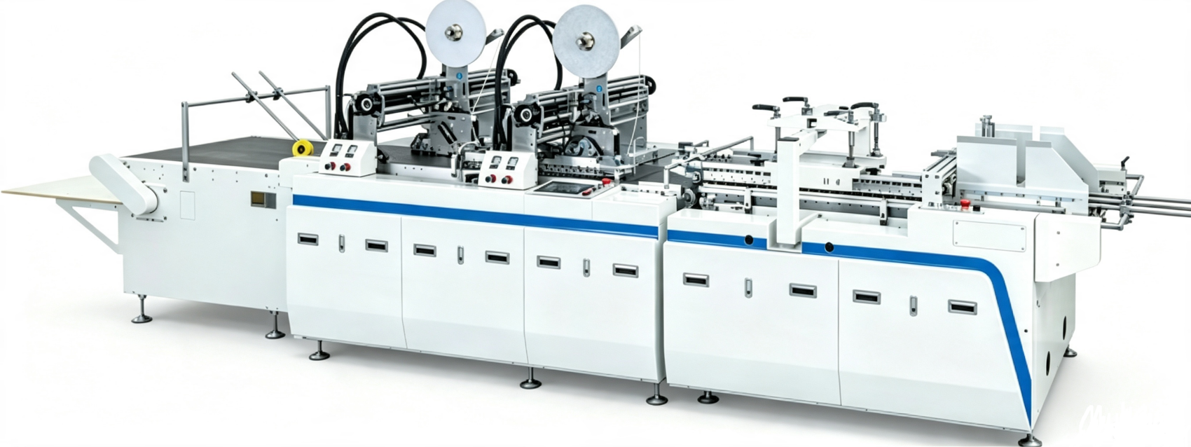 LY-800ACT-T Fully Automatic Double-sided Tape Application Machine With Alignment Adjustment Gift Box Tape Pasting Paper Box Tape Application Equipment