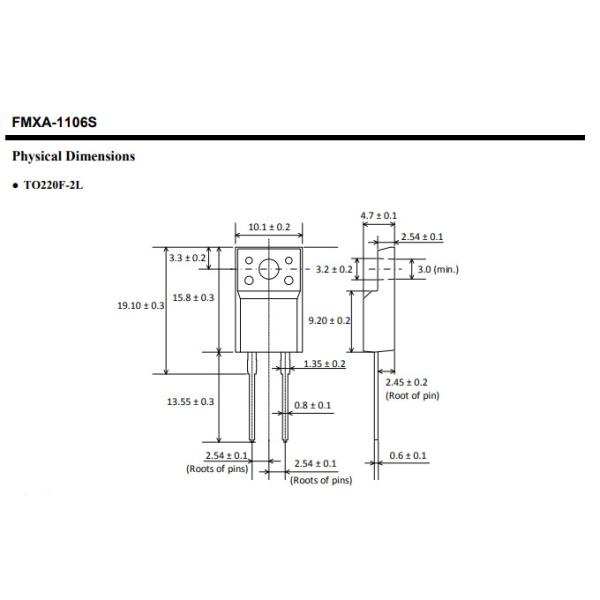 FMXA-1106S Fast Recovery Diode 600V 10A Sanken Discrete Semiconductor Products