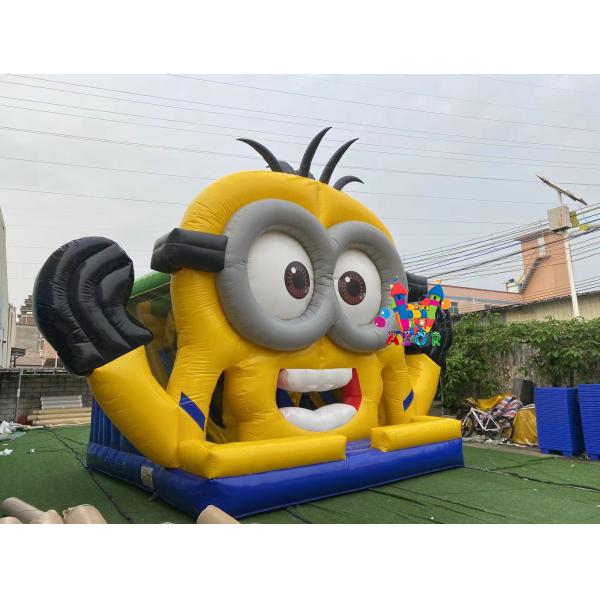 5x5m Inflatable Castle Bouncy Slide Jump Bounce House For Kids And Adults