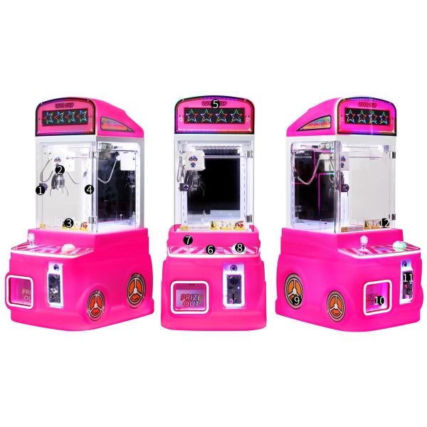 Mini Vending Game Machine Prize Game Machine Coin-operated Plush Toy Arcade Game