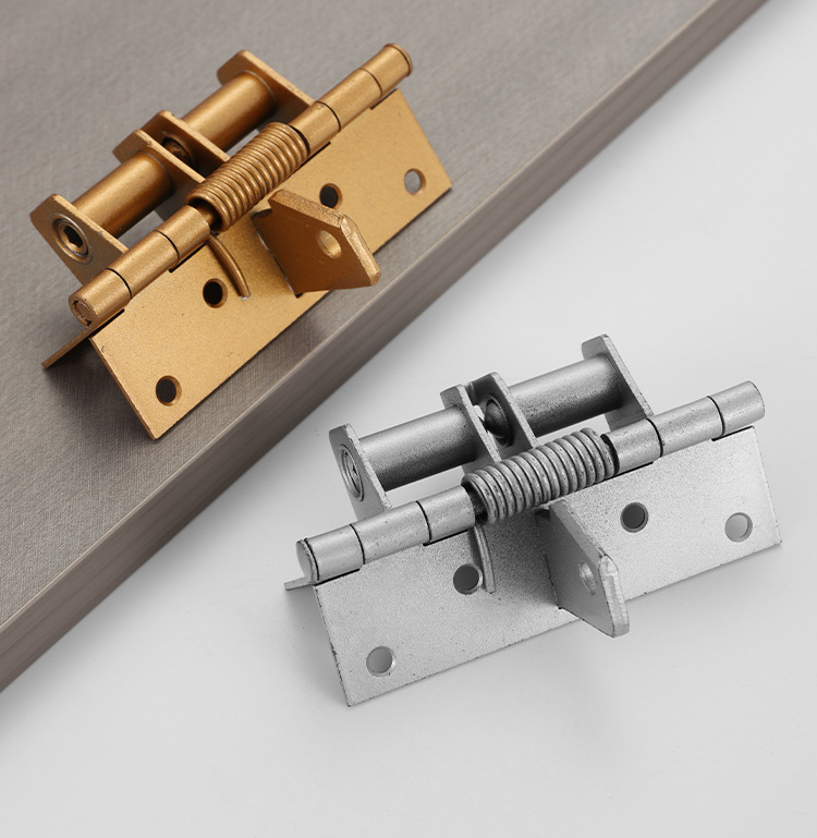 Iron Automatic Door Closing Spring Hinge 90 Degree Positioning Door Closer Wooden Door Model 03 2.5mm Thickness Xiongfeng Modern