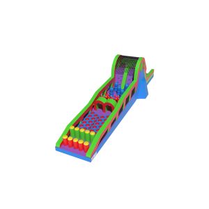 Buy cheap Rainbow - Hued Vibrant Inflatable Obstacle Course for Playful Fun product