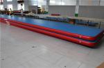 Kids Gymnastic Club Blow Up Gymnastics Mat , Inflatable Cheer Mat Long Life Span