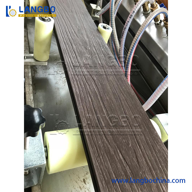 WPC Decking Extrusion Line with Wear-Resistant Screw Structure, Energy Saving System, and Conical Twin Screw Extruder