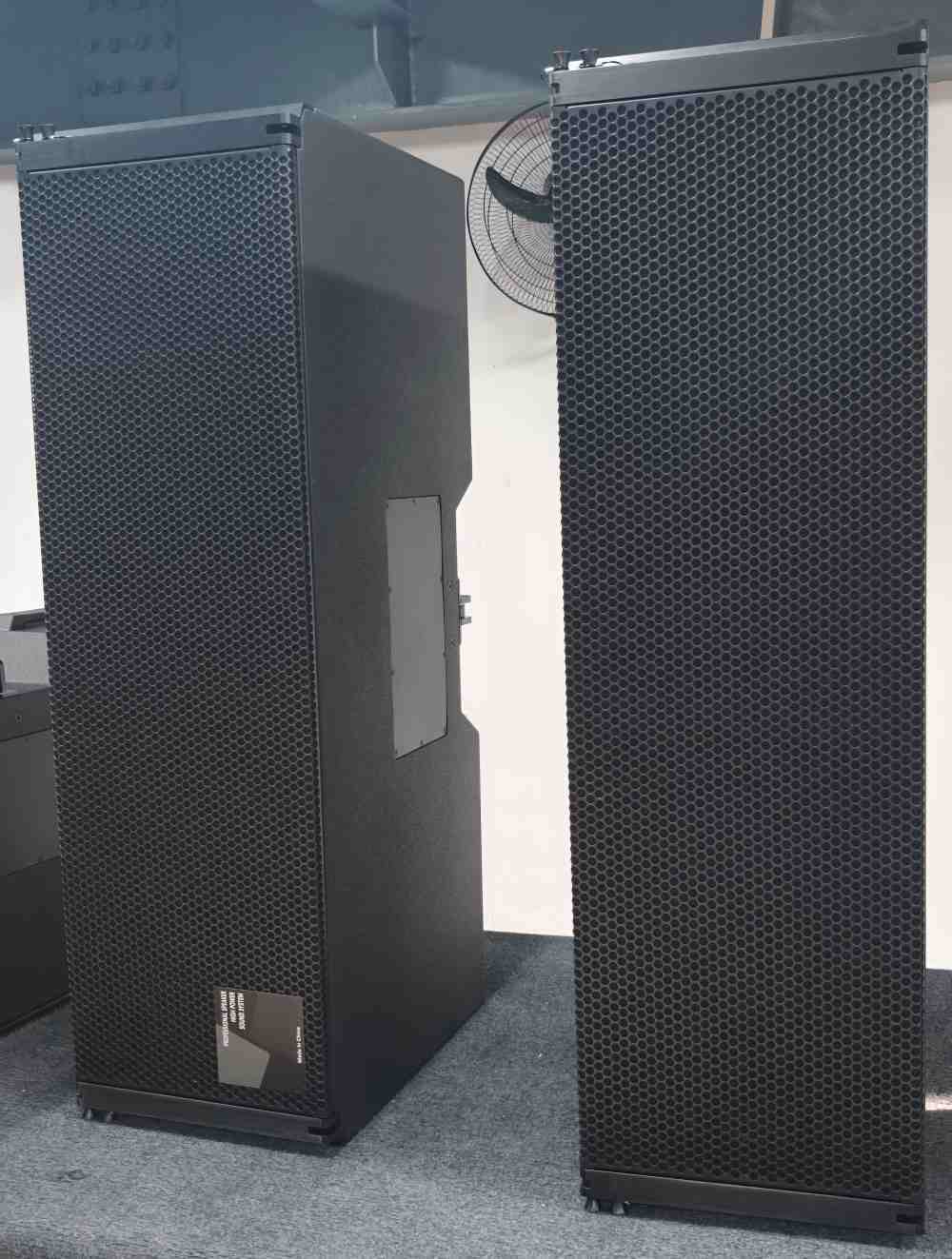 Dual Outdoor Stage Line Array Speaker System 14 Inch Three Way 1600w