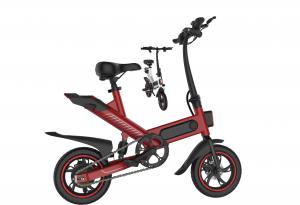 Buy cheap Pedal Assist Small Folding Electric Bike For Leisure / Sport Aluminium Alloy Frame product