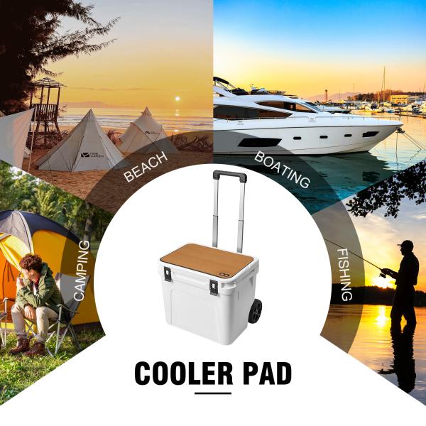 22 Inch EVA Foam Pad Teak Decking Flooring Non Slip Cooler Pad for YETI Roadie 60