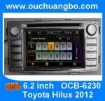 Car gps systems TV bluetooth iPod for Toyota Hilux 2012 with 3D rotating user