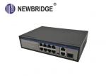 8 2 Gigabit Port PoE Ethernet Switch Cat5/5e/6 Standard Network Cable With 1 SFP