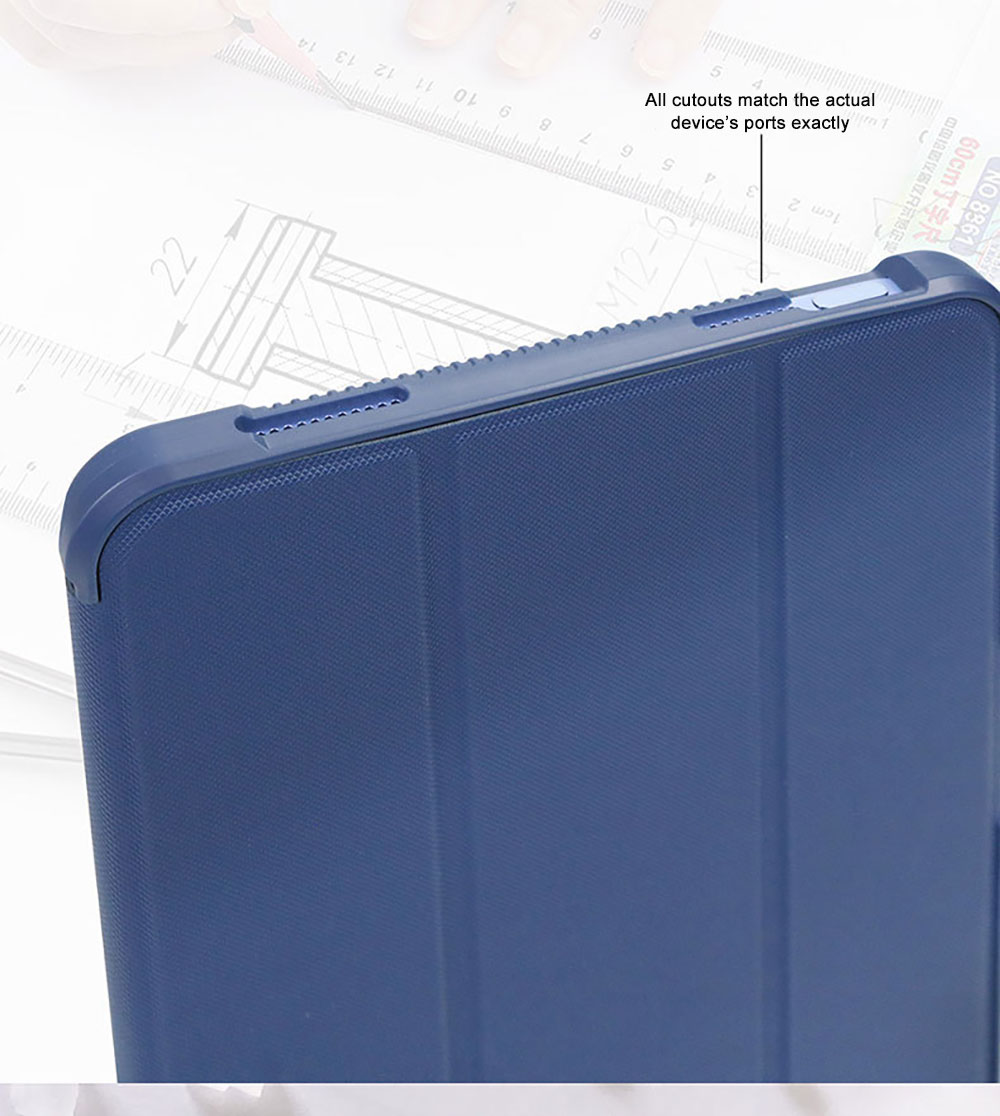 Customized Logo Shockproof 13 Inch Tablet Case With Hidden Pencil Holder Smart Auto Sleep Wake Folio for 13 Inch Large iPad Pro