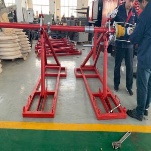 Buy cheap 8Ton Cable Drum Stand Lifting Jack Transmission Overhead Line Tool product