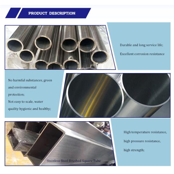 ERW Round Welding Line Type 3 4 Feet 201 304 Custom Electroplated Galvanized Stainless Steel Pipe for Building Materials