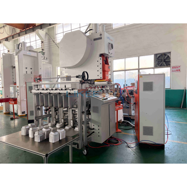 63-ton Aluminum Foil Container Making Machine for Efficient 1 Operator Operation with 15-Minute Die Change