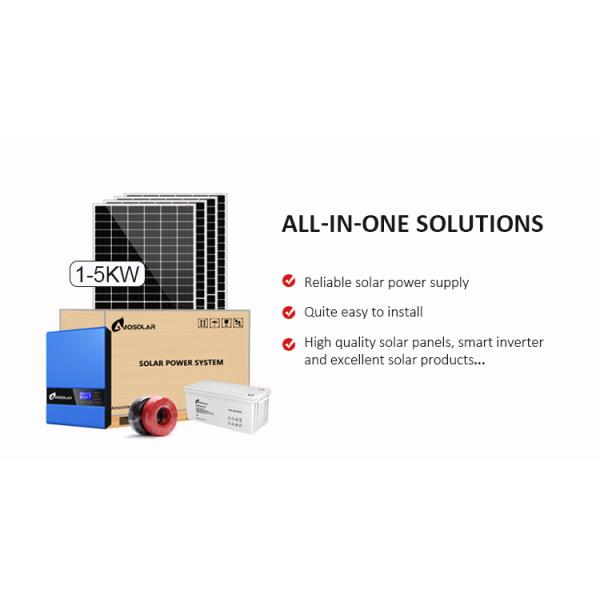 Complete Technical Support 8kw Solar Energy System Complete Packages for Home