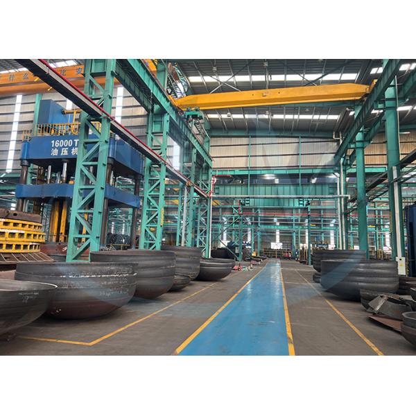 Carbon Steel Hemispherical Dish Bottom Head , Hot Pressing Hemispherical Vessel Tank Head