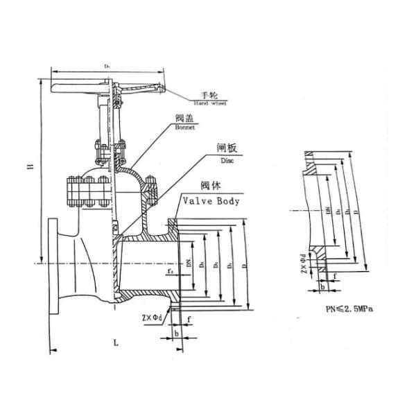 Z41h-16c Cast Steel Wcb Rising Stem Hard Sealing Gate Valve for High Temperature Media