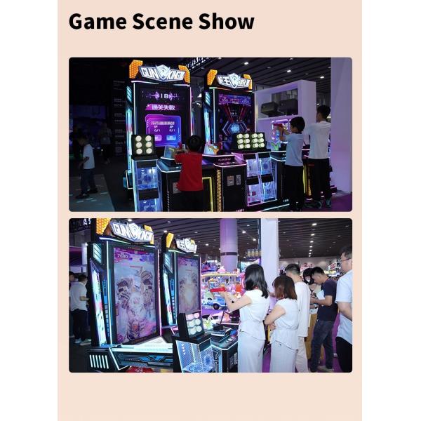 Customizable Dual Pistols Shooting Arcade Game Interactive Gun Arcade Machine