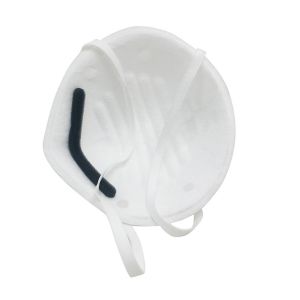 White Color FFP2 Cup Mask With Latex Free Elastic Strap / Soft Nose Liner