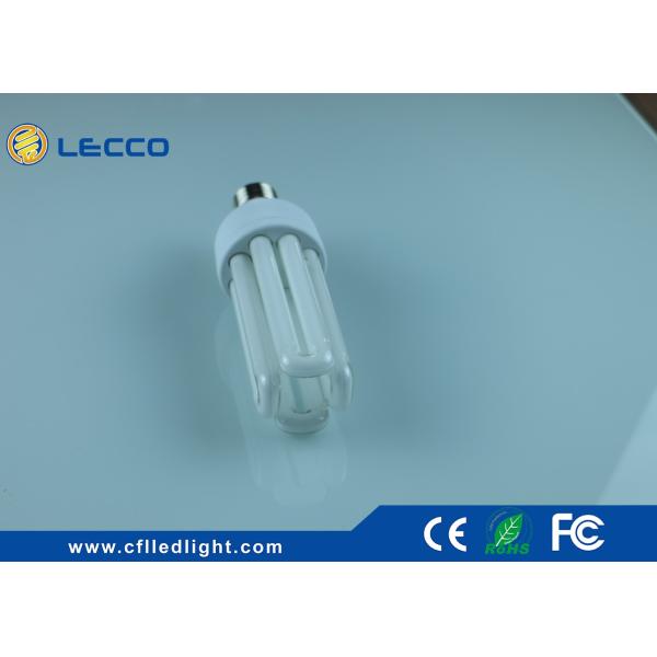 30W T4 Compact Fluorescent Lamps E27 , 4 Pin Cfl Light Bulb Nickle Plated AL Base