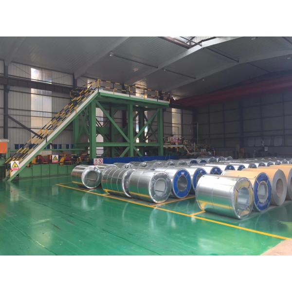 914 - 1250mm Width Colour Coated Galvanised Sheets Bright Finish / Spangle Surface