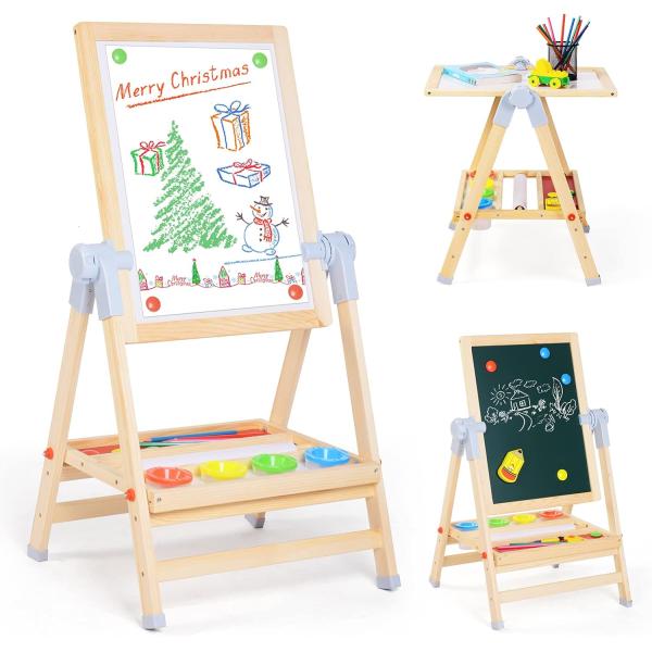 Customized Deluxe Standing Wooden Art Easel