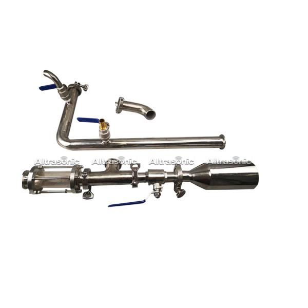 20kHz 3000 Watts Ultrasonic Homogenizer Circular System Titanium Or Aluminum Selectable