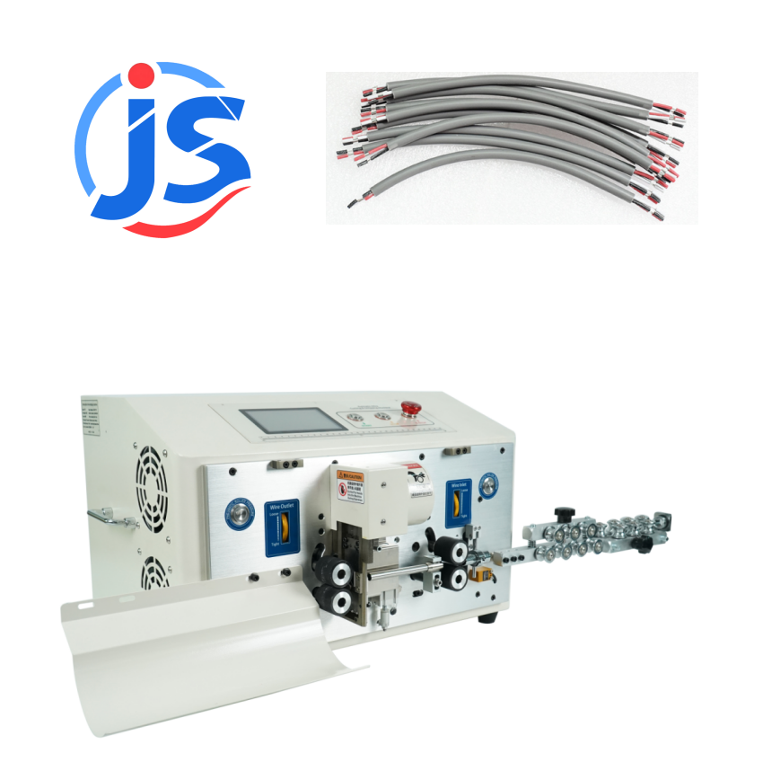 5-inch Touch Screen High-efficiency Automatic Wire Stripping Machine for Sheath Wire Cutting and Stripping up to 5-core Wire