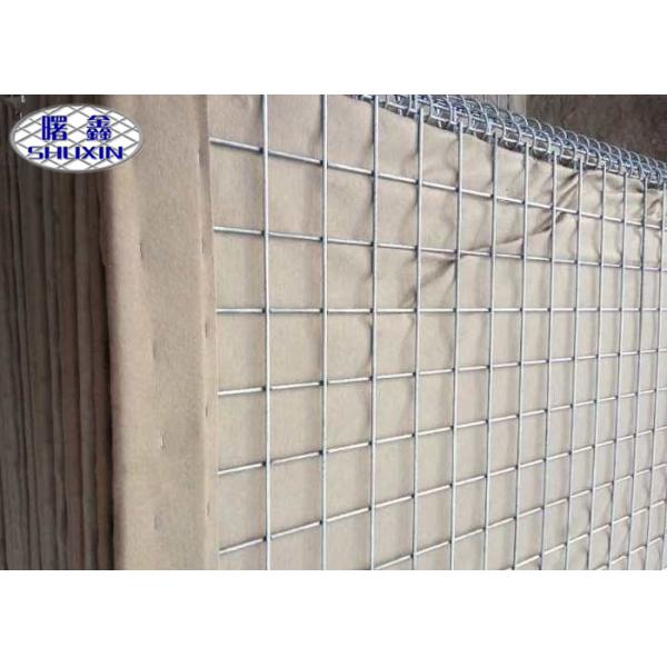 Galvanized Welded Mesh Defensive Barrier Flood Protection Explosion Proof Cage