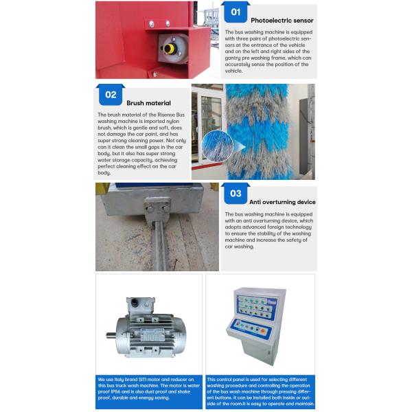 Risense Popular Fully Automatic Bus and Truck Wash Machine Risense CB-730/High Pressure Automatic Truck Wash