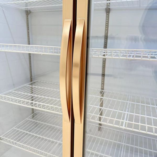 Supermarket Clear Door Fridge Vegetable Showcase Refrigerator