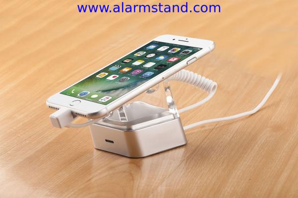 COMER mobile phone accessories stores security display stand holders with alarm+charger