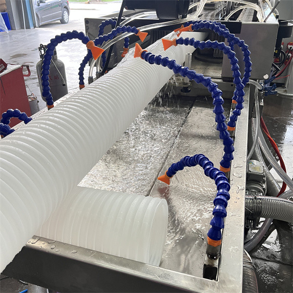Advanced HDPE Double Wall Corrugated Pipe Machine with Vacuum Forming and In-line Belling System