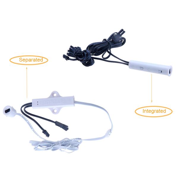 White Cabinet Door Light Control Sensor Switch S1102 For Indoor Lighting