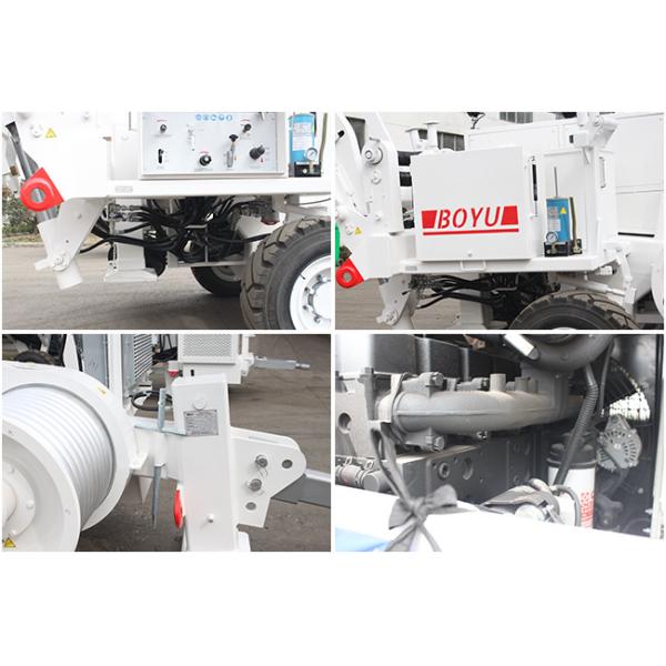 Stringing Equipment Hydraulic Puller For Power Line With Air Cooling Engine