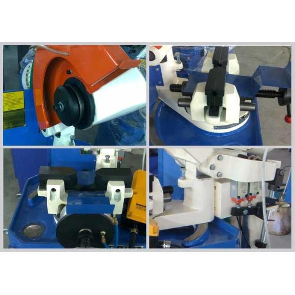 Air - Operated Semi Automatic Pipe Cutting Machine High Speed Low Power Consumption